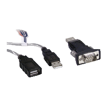 USB-0,8M-PVC ABG-SUBD9 - 182215
